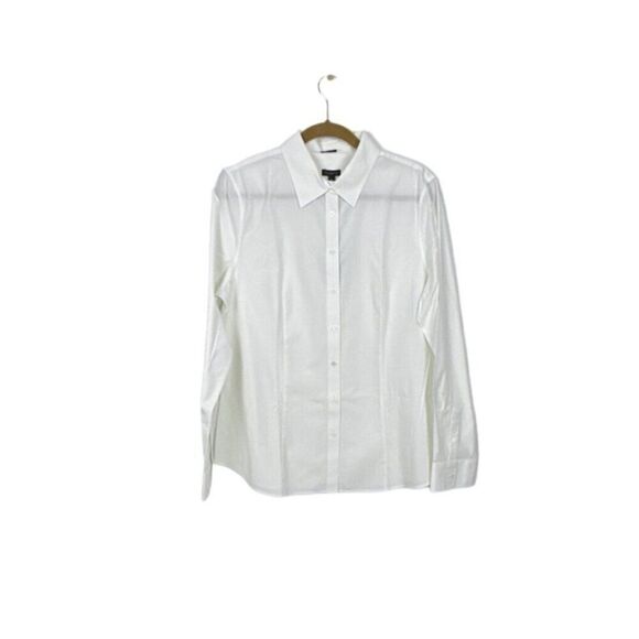 Talbot long sleeve white woman's blouse. Womens size 16 - Picture 5 of 11